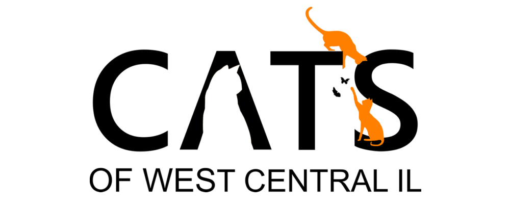 Cats of West Central IL Foster Adoption Header Cat Logo